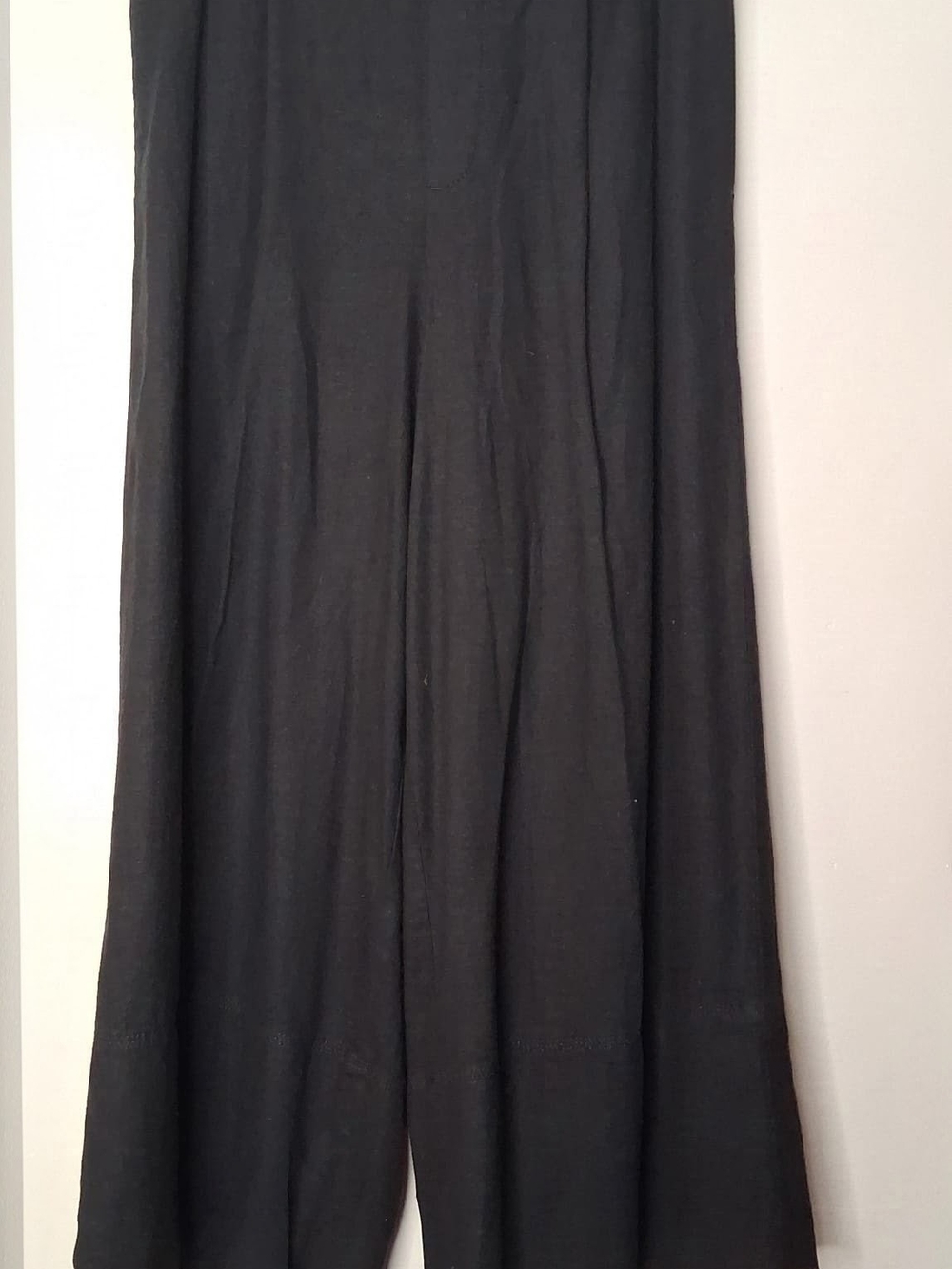 Banana Republic Womens Black Wide Leg Crop Pants Small Petite